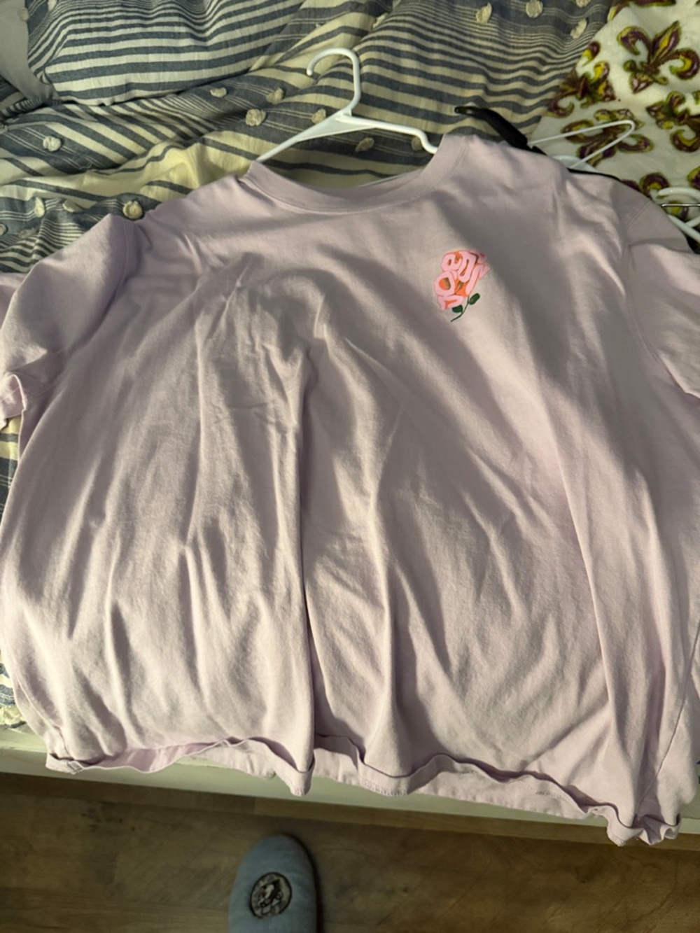 Women’s Jordan ' Lavender Rose Graphic Tee - womens Shirts & Tops